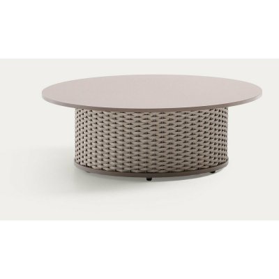 Kave Home Sedalis 99 cm zahradní konferenční stolek Béžovošedý – Hledejceny.cz