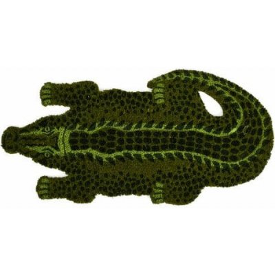 Esschert Design Krokodýl Aligátor zelená 77x37cm – Zboží Dáma