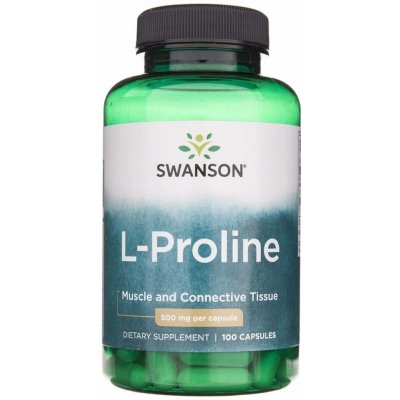 Swanson L-Prolin 500 mg 100 kapslí – Hledejceny.cz