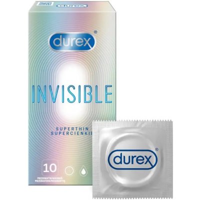 Durex Invisible Superthin 10ks – Zboží Mobilmania