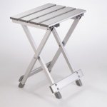 Skládací hliníkový kempingový stolek Belasol, Single Stool 30 x 25 x 41 cm – Hledejceny.cz