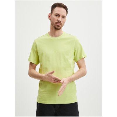Guess pánské tričko Aidy světle zelené – Zboží Mobilmania