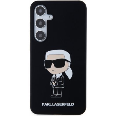 Karl Lagerfeld Liquid Silicone Ikonik NFT Samsung Galaxy S24+ černé