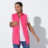 Dámská vesta Blancheporte Fleecová vesta na zip růžová
