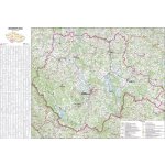 Jihočeský kraj - nástěnná mapa 113 x 83 cm, lamino + lišty – Hledejceny.cz