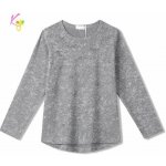 Kugo tričko dlouhý rukáv WL0945 šedé – Zboží Dáma