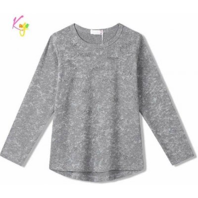 Kugo tričko dlouhý rukáv WL0945 šedé – Zboží Dáma