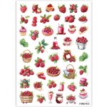 MINIMEE Papírové samolepky v aršíku A5 Maliny – Zboží Mobilmania