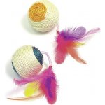 Kerbl sisalový míček s pírky 6 cm – Zboží Dáma