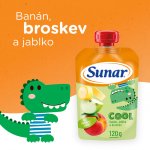 Sunárek Cool ovoce broskev jablko banán 120 g – Zboží Dáma