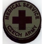 Nášivka: MEDICAL SERVICE [ssz] | olivová | černá – Zboží Dáma