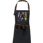 Dřevěné uhlí Itálie symboly Zástěra Vintage – Hledejceny.cz
