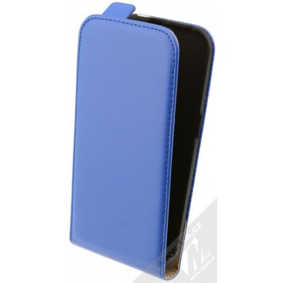 Pouzdro SLIGO Elegance SAMSUNG G925 Galaxy S6 Edge modré – Zbozi.Blesk.cz