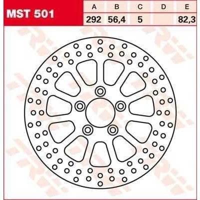 TRW MST501 brzdový kotouč, zadní – Zbozi.Blesk.cz