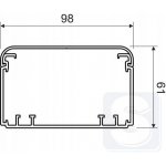 Kopos KANÁL ELEKTROINSTALAČNÍ EKE 100X60 HD SUPERBÍLÁ – Hledejceny.cz