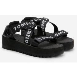 Černé dámské sandály na platformě TOMMY JEANS