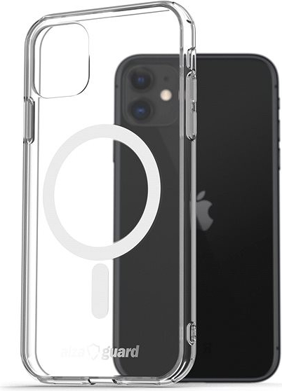 AlzaGuard Crystal Clear TPU Case Compatible with Magsafe iPhone 11