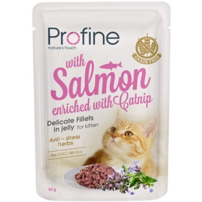 PROFINE cat kitten SALMON in jelly 85 g – Hledejceny.cz