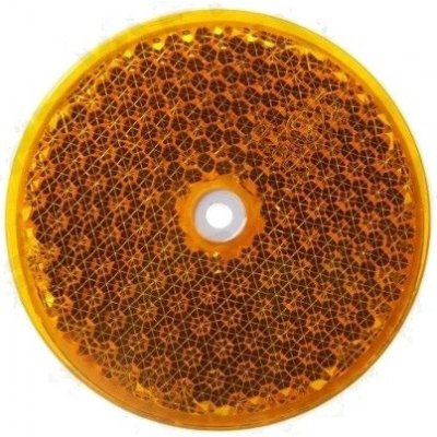 Autoface Odrazka kulatá oranžová | Zboží Auto