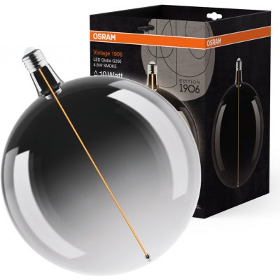 Osram E27 4,8W = 10W 100 lm 1800K teplá bílá kouřové vlákno stmívatelná Vintage 1906 – Hledejceny.cz