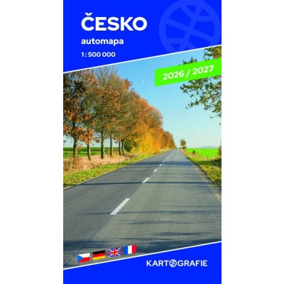 Kartografie PRAHA, a. s. Česko – automapa, 1 : 500 000 – Hledejceny.cz