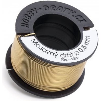 Hobby dráty Mosazný drát 0,5/50g – Zboží Dáma