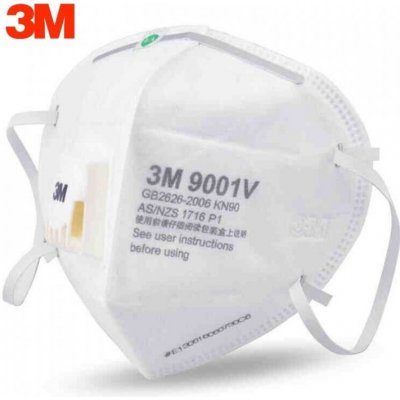 3M respirátor FFP2 S VÝDECHOVÝM VENTILKEM – Zboží Mobilmania