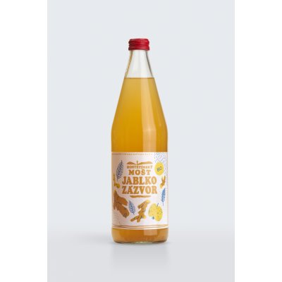 Moštárna Hostětín mošt jablko zázvor Bio 750 ml – Zboží Dáma