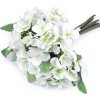 Květina Stoklasa Kytice umělá Hortenzie bílá 9 ks