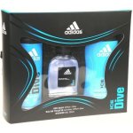 Adidas Ice Dive Men EDT 50 ml + deospray 150 ml + sprchový gel 250 ml dárková sada – Sleviste.cz