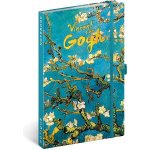 Baagl Notes Vincent van Gogh linkovaný 13 × 21 cm – Zboží Dáma