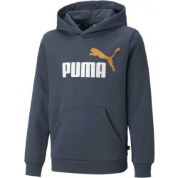 Puma Essentials + Big Logo Hoodie tmavě modrá