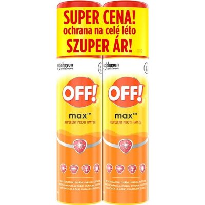 Off! Max Aerosol 2 x 100 ml – Zboží Dáma