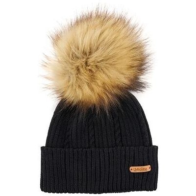 Vlnka Vlněná čepice Woolee V32 černá – Zboží Mobilmania