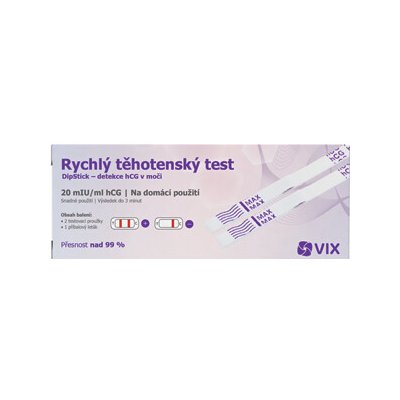 VIX Těhotenský test 2 ks – Hledejceny.cz