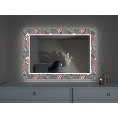 Artalo LED zrcadlo s dekorem D26 200 x 100 cm – Zboží Mobilmania