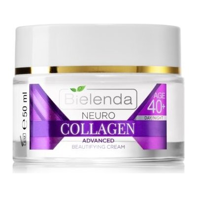 Bielenda Neuro Collagen hydratační krém s protivráskovým účinkem 40+ (Neuropeptide, 2x Collagen 3 Peptyd, Liposomy Q10) 50 ml