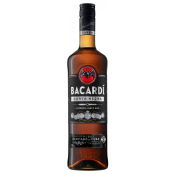 Bacardi Carta Negra 37,5% 1 l (holá láhev)