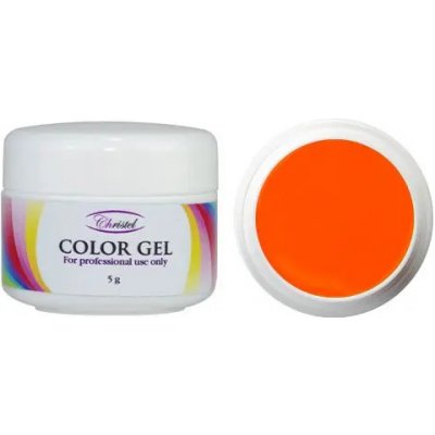 Christel Barevný UV gel Neon Orange 5 g