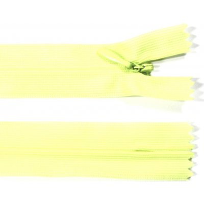 Spirálový zip no.3 skrytý nerozepínací 60cm - více barev color: 628 neonově žlutá – Hledejceny.cz