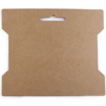 Prima-obchod Papírová karta 14x16,3 cm, barva 2 hnědá přírodní – Hledejceny.cz