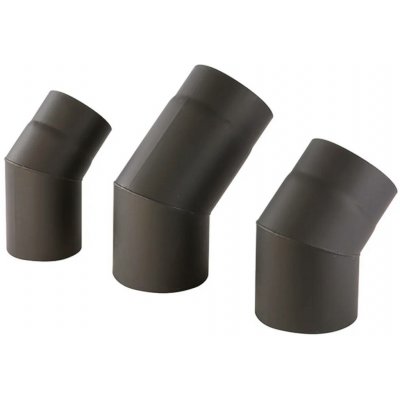 Kovo KRAUS Koleno kouřové 150mm / 90° silnostěnné 1,5mm – Sleviste.cz