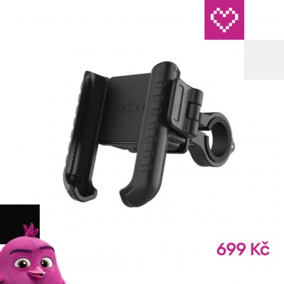 FIXED Bikee Anti-Shock univerzální držák na motorku a kolo černý – Zboží Mobilmania