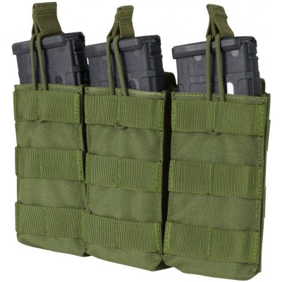 Condor Outdoor Molle trojitá na zásob. 3xM4 otevřená zelená