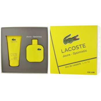 Lacoste Eau De L.12.12 Jaune EDT 100 ml + sprchový gel 150 ml dárková sada