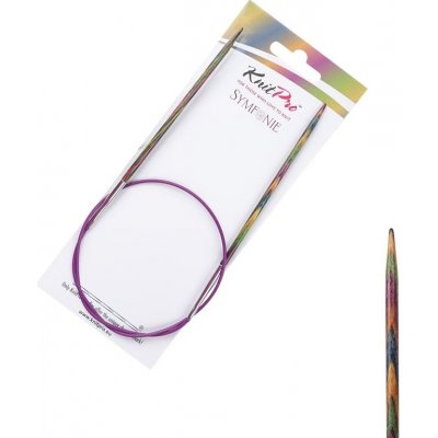 KnitPro Symfonie kruhové fixní jehlice 3,5mm 60cm – Hledejceny.cz