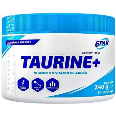6PAK Nutrition Taurine 240 g – Zboží Mobilmania