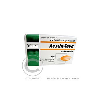 Aescin-Teva por.tbl.ent. 30 x 20 mg od 79 Kč - Heureka.cz