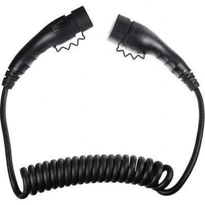 Sectron Nabíjecí kabel spirálový Type 2 Type 2 11 kW 3 × 16 A 400 V 2,5 m | Zboží Auto