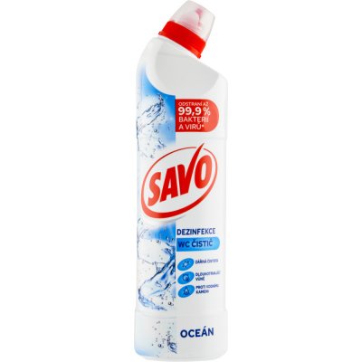 Savo WC tekutý čistící a dezinfekční přípravek Ocean 700 ml – Hledejceny.cz